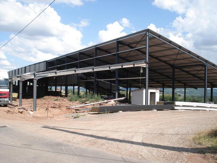 Toitures métalliques pour bâtiment industriel et agricole La Corrèze