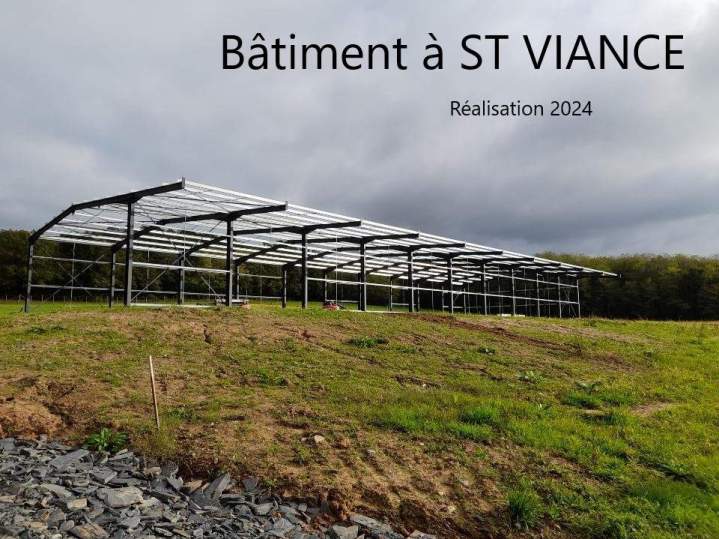 Couverture métallique pour bâtiment industriel et agricole La Corrèze