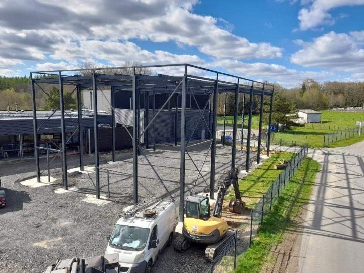 Construction métallique pour bâtiment industriel et agricole La Corrèze
